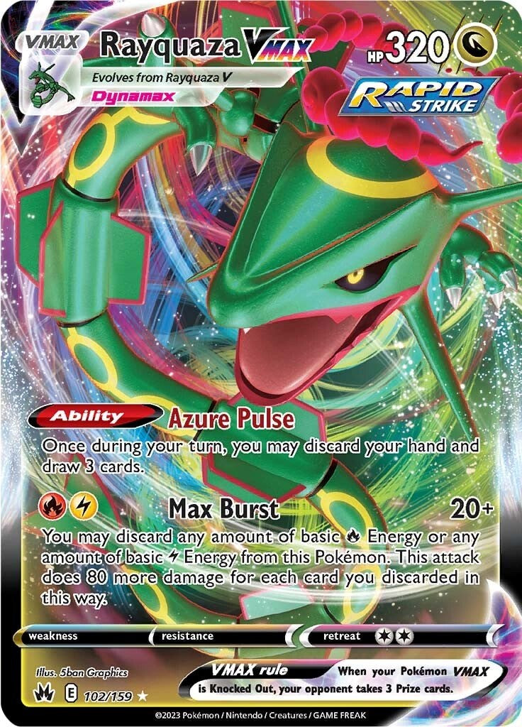 Rayquaza VMAX (102/159) (102) [Sword & Shield: Crown Zenith] | Exor Games Dartmouth