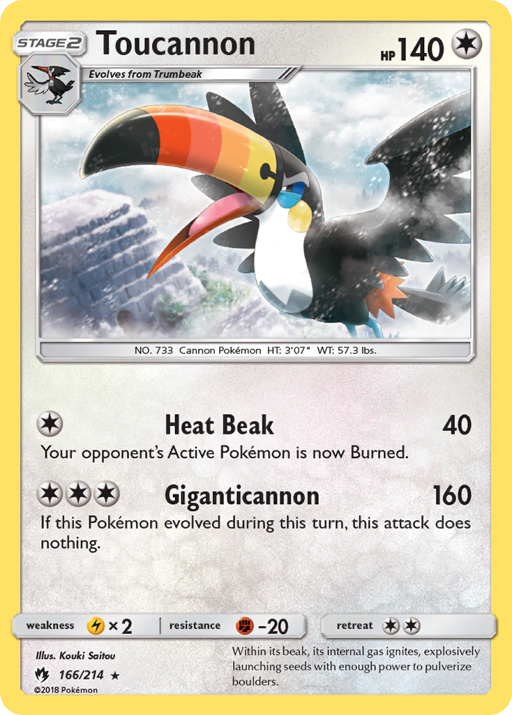 Toucannon (166/214) [Sun & Moon: Lost Thunder] | Exor Games Dartmouth