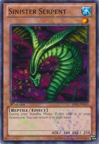 Sinister Serpent [BP02-EN015] Mosaic Rare | Exor Games Dartmouth