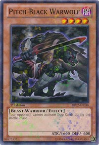 Pitch-Black Warwolf [BP02-EN030] Mosaic Rare | Exor Games Dartmouth
