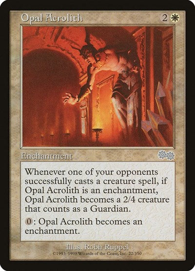 Opal Acrolith [Urza's Saga] | Exor Games Dartmouth