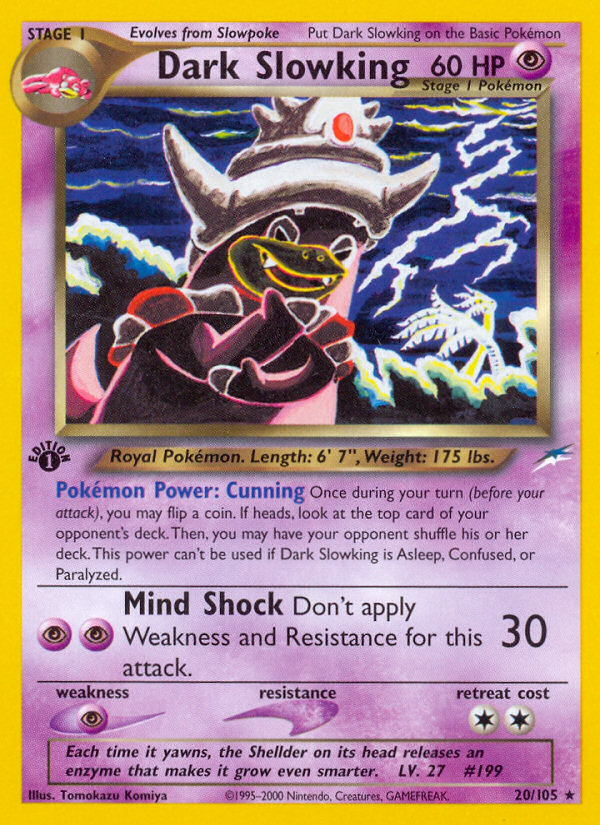 Dark Slowking (20/105) [Neo Destiny 1st Edition] | Exor Games Dartmouth