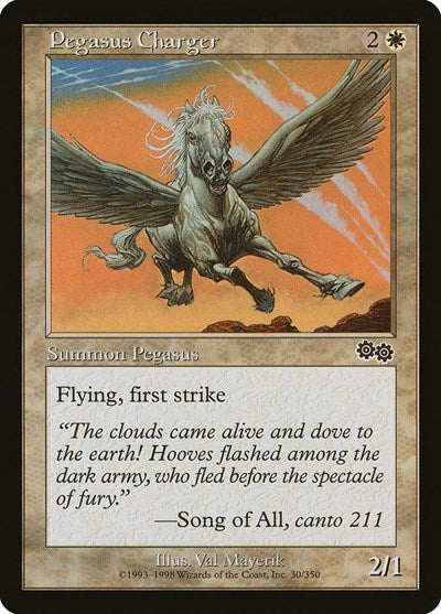 Pegasus Charger [Urza's Saga] | Exor Games Dartmouth