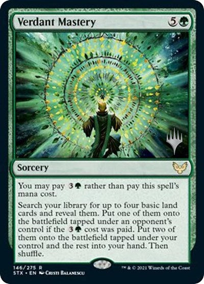 Verdant Mastery (Promo Pack) [Strixhaven: School of Mages Promos] | Exor Games Dartmouth