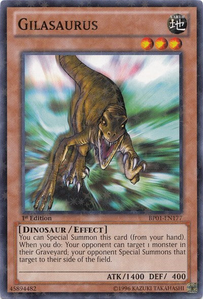 Gilasaurus [BP01-EN177] Starfoil Rare | Exor Games Dartmouth