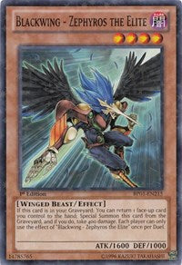 Blackwing - Zephyros the Elite [BP01-EN215] Starfoil Rare | Exor Games Dartmouth