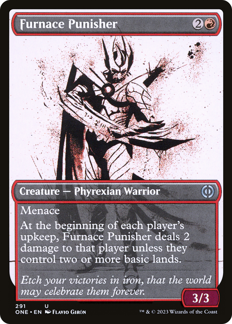 Furnace Punisher (Showcase Ichor) [Phyrexia: All Will Be One] | Exor Games Dartmouth