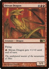 Shivan Dragon [Magic 2014] | Exor Games Dartmouth