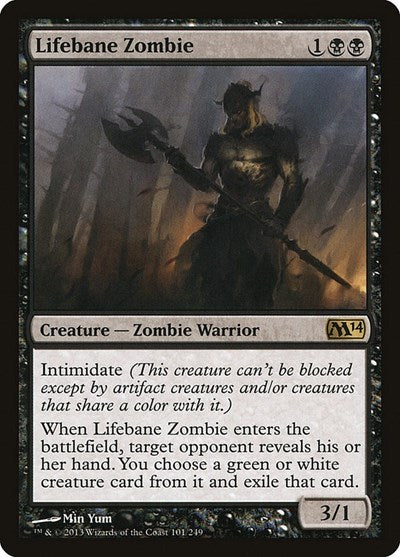Lifebane Zombie [Magic 2014] | Exor Games Dartmouth