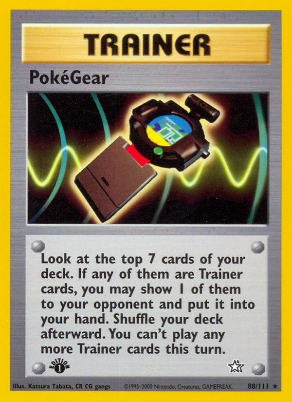 PokeGear (88/111) [Neo Genesis 1st Edition] | Exor Games Dartmouth