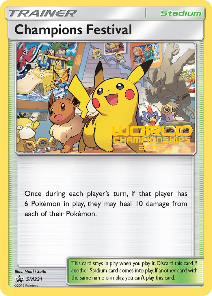 Champions Festival (SM231) (Champion 2019) [Sun & Moon: Black Star Promos] | Exor Games Dartmouth