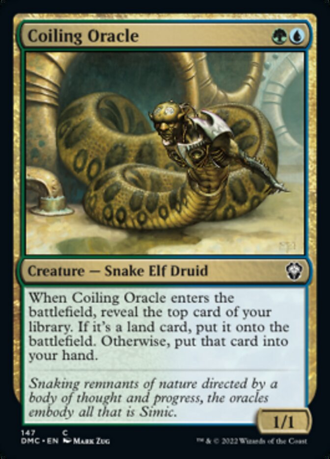 Coiling Oracle [Dominaria United Commander] | Exor Games Dartmouth