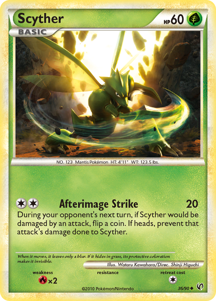 Scyther (36/90) [HeartGold & SoulSilver: Undaunted] | Exor Games Dartmouth