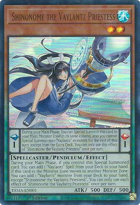 Shinonome the Vaylantz Priestess [TAMA-EN001] Ultra Rare | Exor Games Dartmouth
