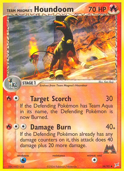 Team Magma's Houndoom (34/95) [EX: Team Magma vs Team Aqua] | Exor Games Dartmouth