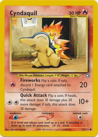 Cyndaquil (57/111) [Neo Genesis Unlimited] | Exor Games Dartmouth