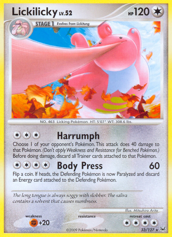 Lickilicky (33/127) [Platinum: Base Set] | Exor Games Dartmouth