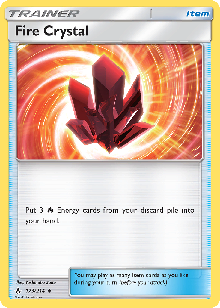 Fire Crystal (173/214) [Sun & Moon: Unbroken Bonds] | Exor Games Dartmouth