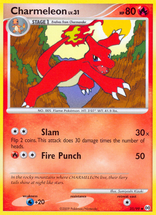 Charmeleon (35/99) [Platinum: Arceus] | Exor Games Dartmouth