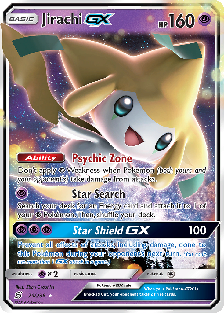 Jirachi GX (79/236) [Sun & Moon: Unified Minds] | Exor Games Dartmouth