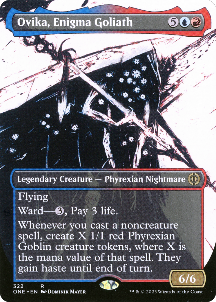 Ovika, Enigma Goliath (Borderless Ichor) [Phyrexia: All Will Be One] | Exor Games Dartmouth