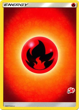 Fire Energy (Charizard Stamp #20) [Battle Academy 2020] | Exor Games Dartmouth