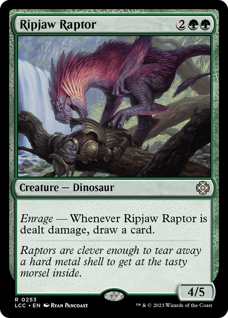 Ripjaw Raptor [The Lost Caverns of Ixalan Commander] | Exor Games Dartmouth