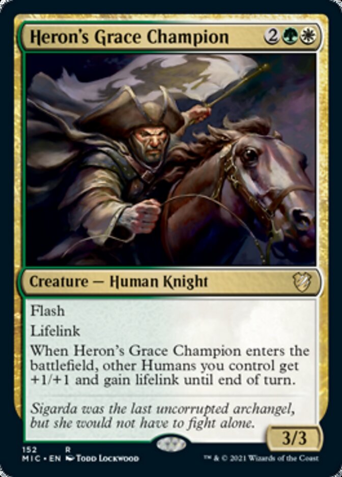 Heron's Grace Champion [Innistrad: Midnight Hunt Commander] | Exor Games Dartmouth