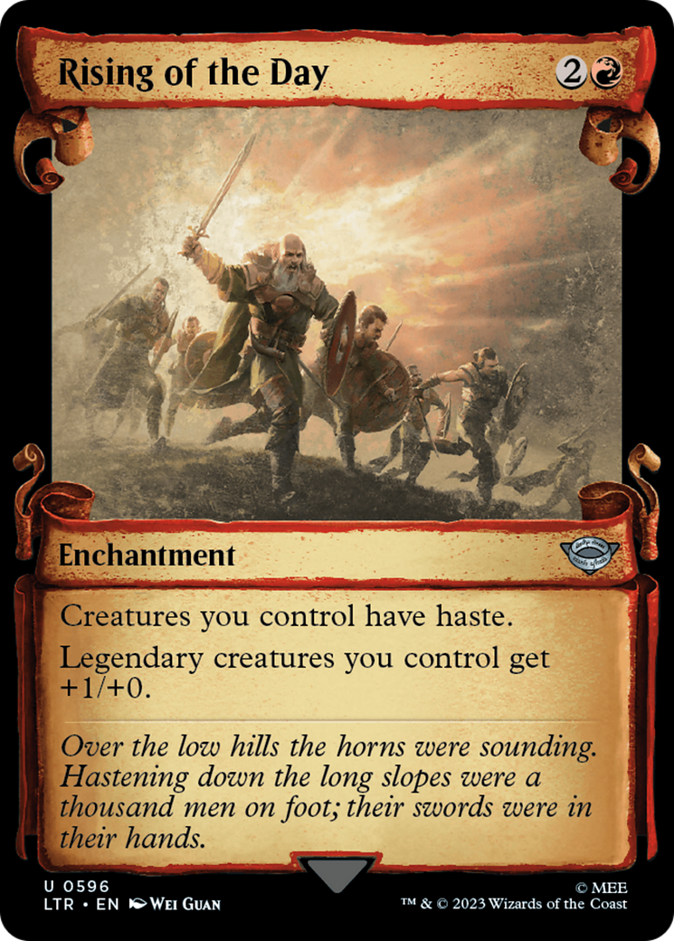 Rising of the Day [The Lord of the Rings: Tales of Middle-Earth Showcase Scrolls] | Exor Games Dartmouth