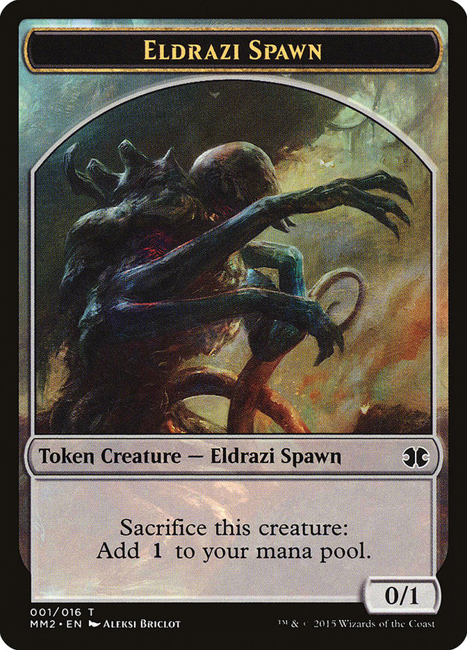 Eldrazi Spawn (001/016) [Modern Masters 2015 Tokens] | Exor Games Dartmouth