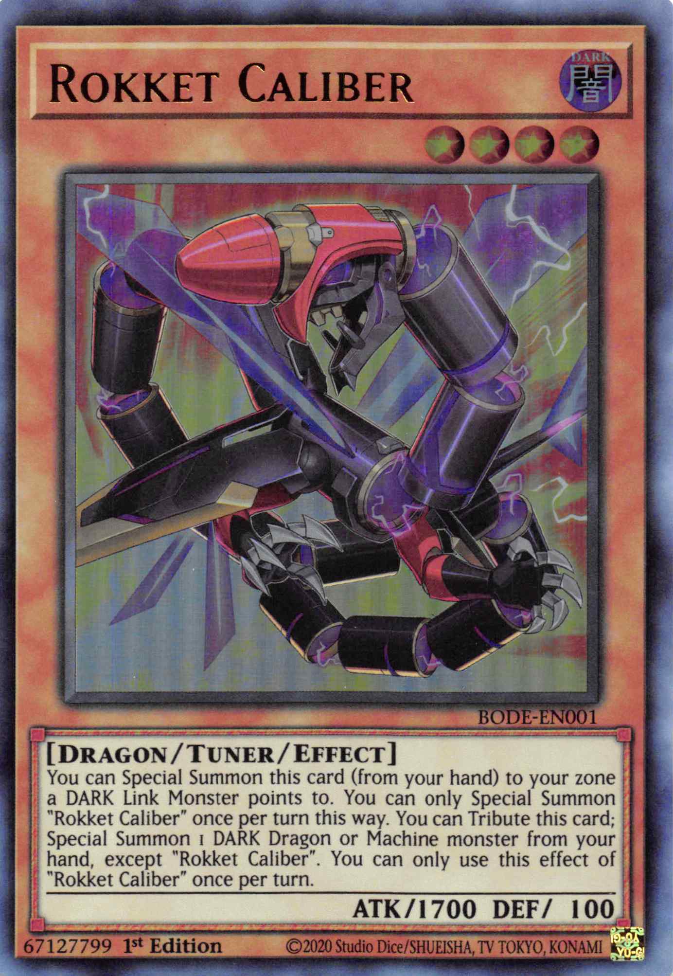 Rokket Caliber [BODE-EN001] Ultra Rare | Exor Games Dartmouth