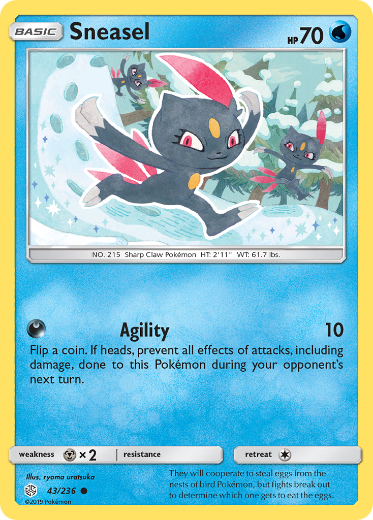 Sneasel (43/236) [Sun & Moon: Cosmic Eclipse] | Exor Games Dartmouth