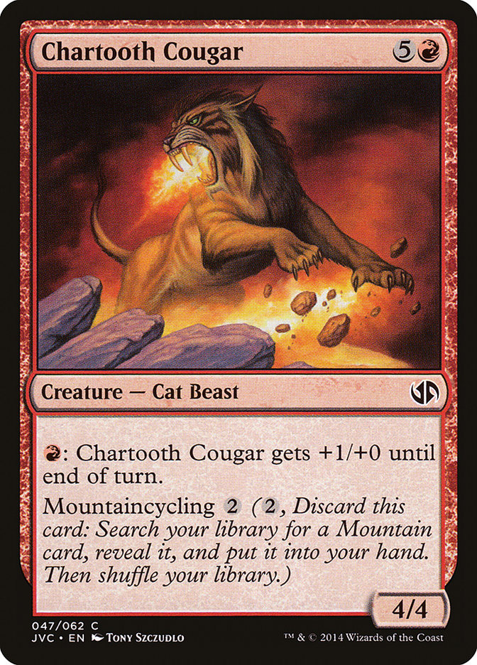 Chartooth Cougar [Duel Decks Anthology] | Exor Games Dartmouth