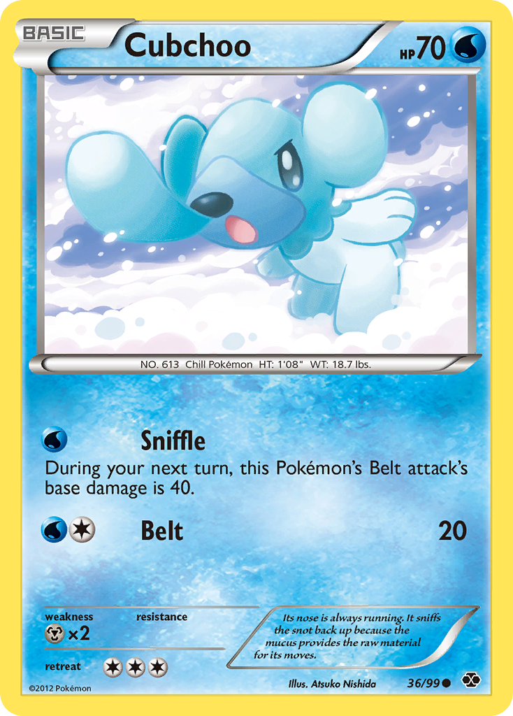 Cubchoo (36/99) [Black & White: Next Destinies] | Exor Games Dartmouth
