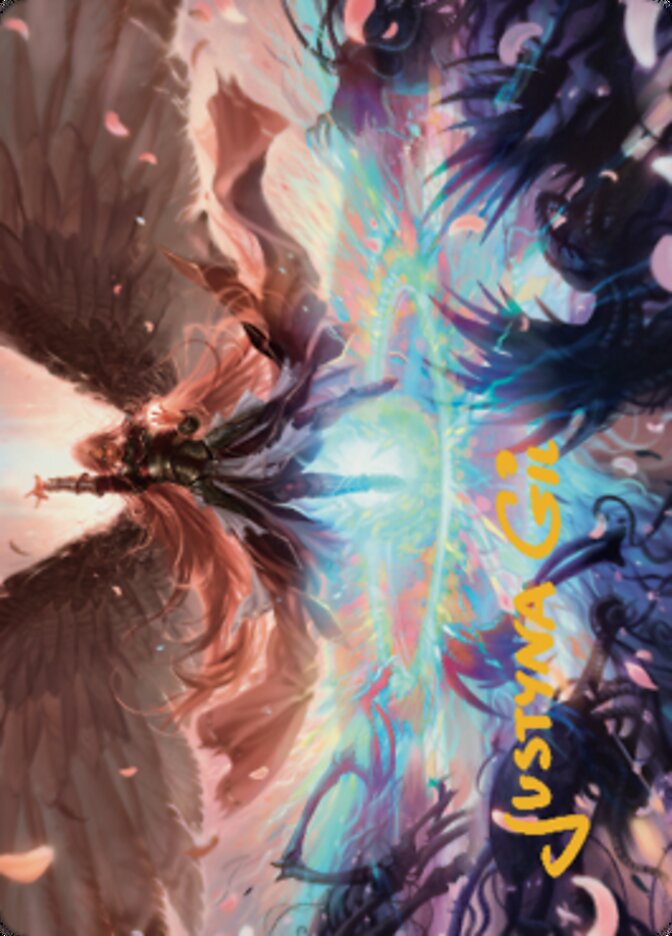 Iridian Maelstrom Art Card (Gold-Stamped Signature) [Dominaria United Art Series] | Exor Games Dartmouth