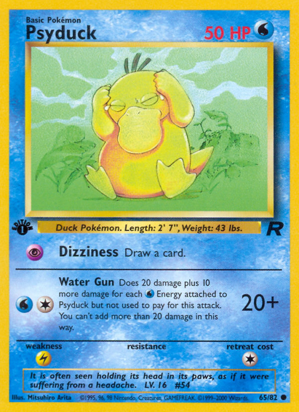 Psyduck (65/82) [Team Rocket 1st Edition] | Exor Games Dartmouth