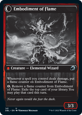 Flame Channeler // Embodiment of Flame [Innistrad: Double Feature] | Exor Games Dartmouth