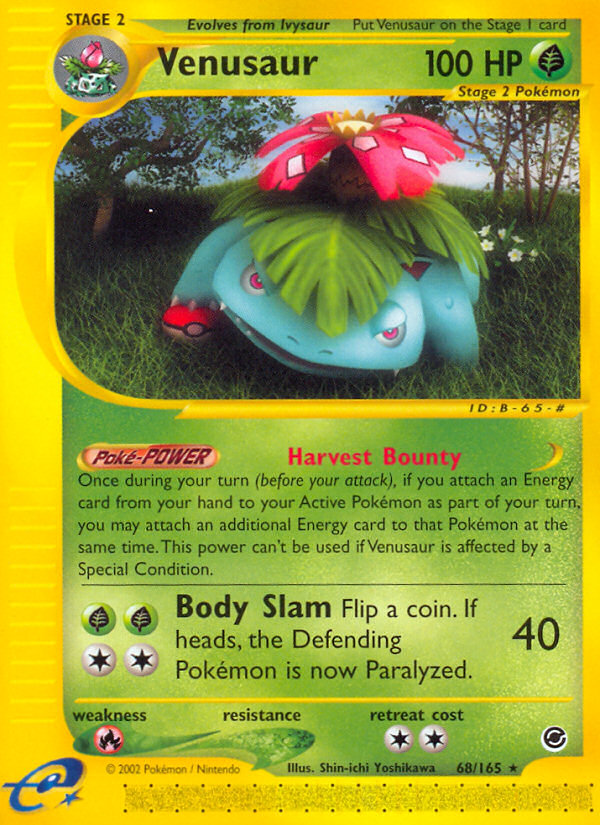 Venusaur (68/165) [Expedition: Base Set] | Exor Games Dartmouth