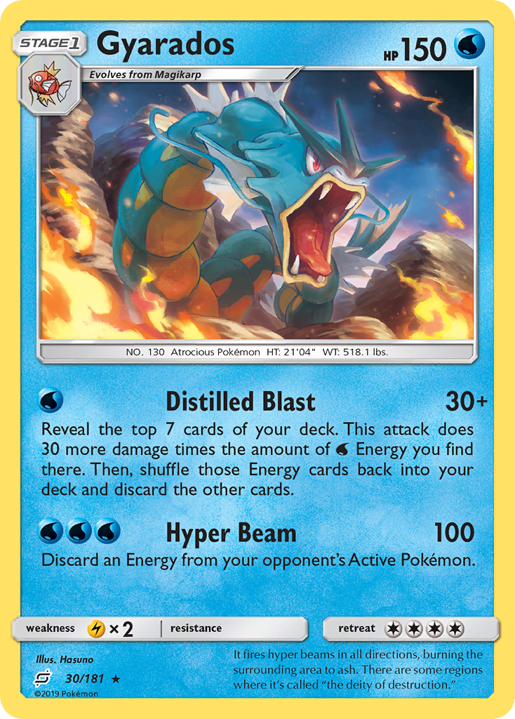 Gyarados (30/181) [Sun & Moon: Team Up] | Exor Games Dartmouth