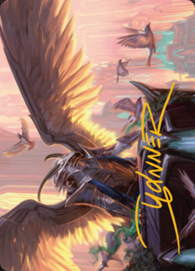 Falco Spara, Pactweaver 1 Art Card (Gold-Stamped Signature) [Streets of New Capenna Art Series] | Exor Games Dartmouth