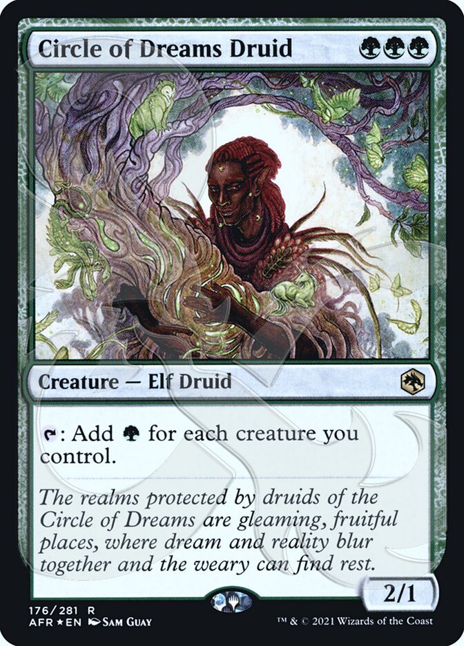 Circle of Dreams Druid (Ampersand Promo) [Dungeons & Dragons: Adventures in the Forgotten Realms Promos] | Exor Games Dartmouth