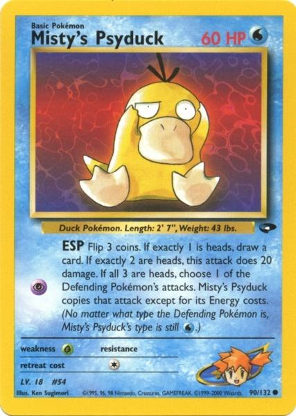 Misty's Psyduck (90/132) [Gym Challenge Unlimited] | Exor Games Dartmouth