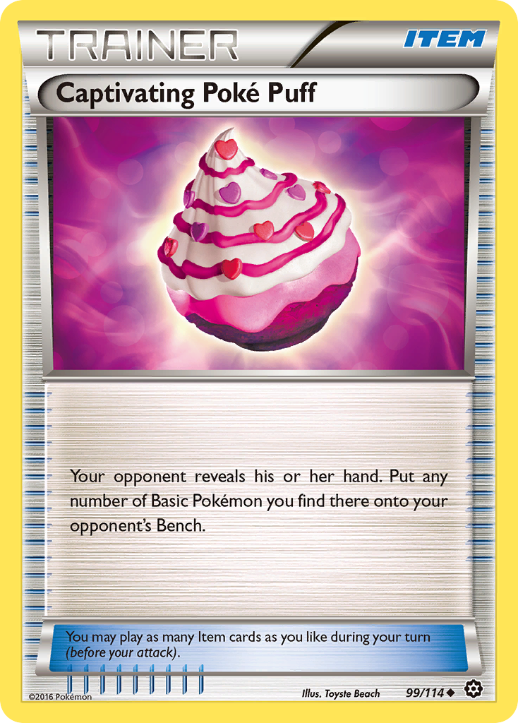 Captivating Poke Puff (99/114) [XY: Steam Siege] | Exor Games Dartmouth