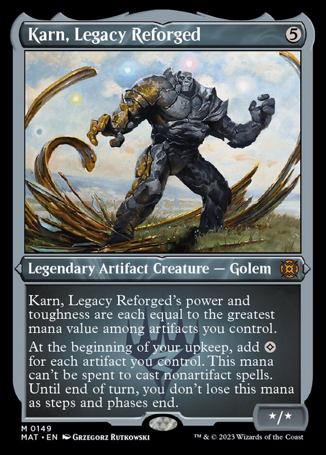 Karn, Legacy Reforged (Foil Etched) [March of the Machine: The Aftermath] | Exor Games Dartmouth