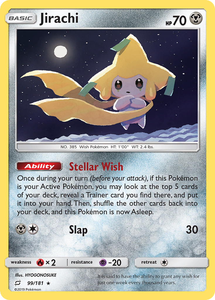 Jirachi (99/181) [Sun & Moon: Team Up] | Exor Games Dartmouth