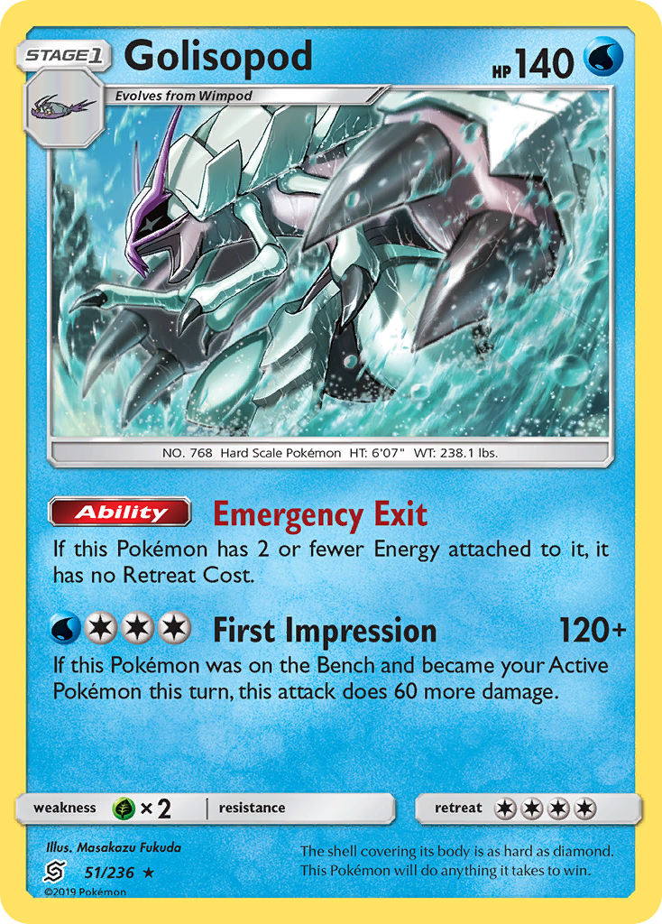 Golisopod (51/236) [Sun & Moon: Unified Minds] | Exor Games Dartmouth