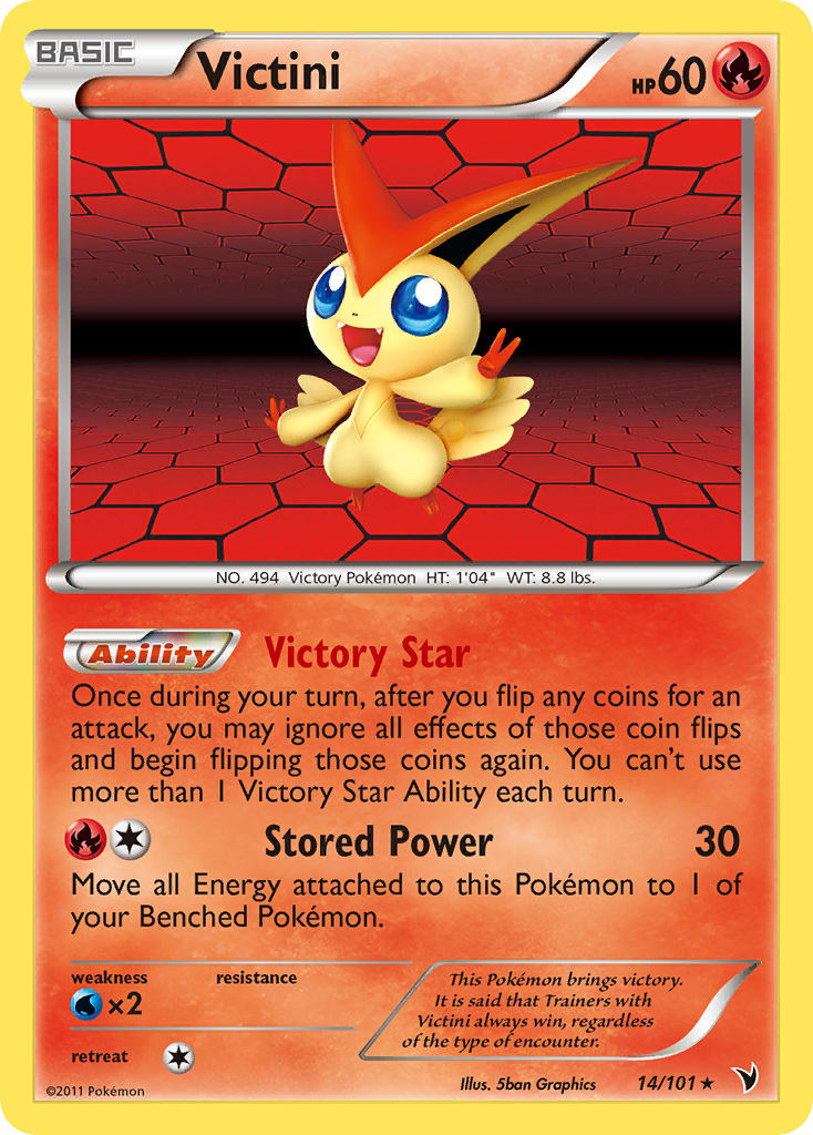 Victini (14/101) [Black & White: Noble Victories] | Exor Games Dartmouth