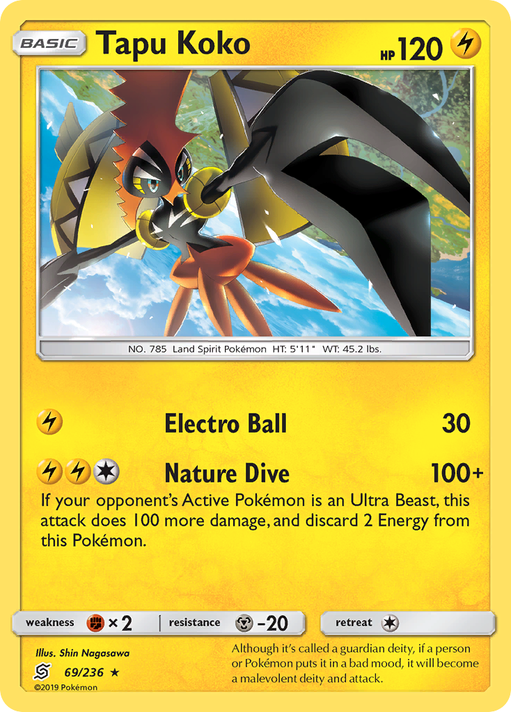 Tapu Koko (69/236) [Sun & Moon: Unified Minds] | Exor Games Dartmouth