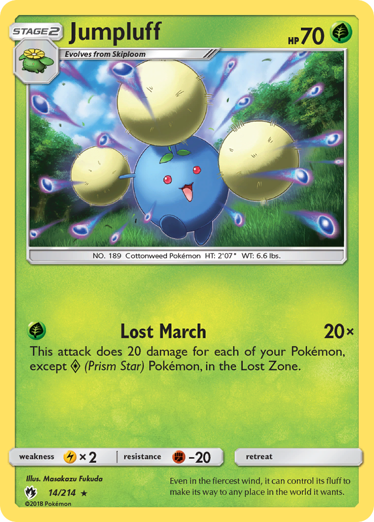 Jumpluff (14/214) [Sun & Moon: Lost Thunder] | Exor Games Dartmouth