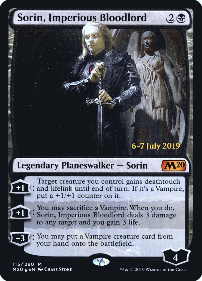 Sorin, Imperious Bloodlord  [Core Set 2020 Prerelease Promos] | Exor Games Dartmouth